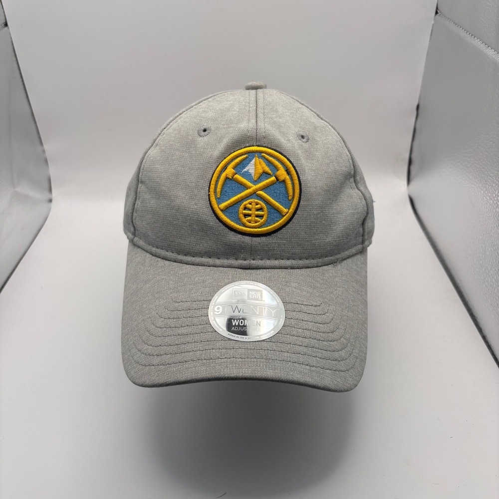 New‎ Era Denver Nuggets Women 9TWENTY Adjustable Hat Gray NBA Basketball Cap